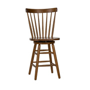 Creations II Swivel Stool with Rubberwood Solids