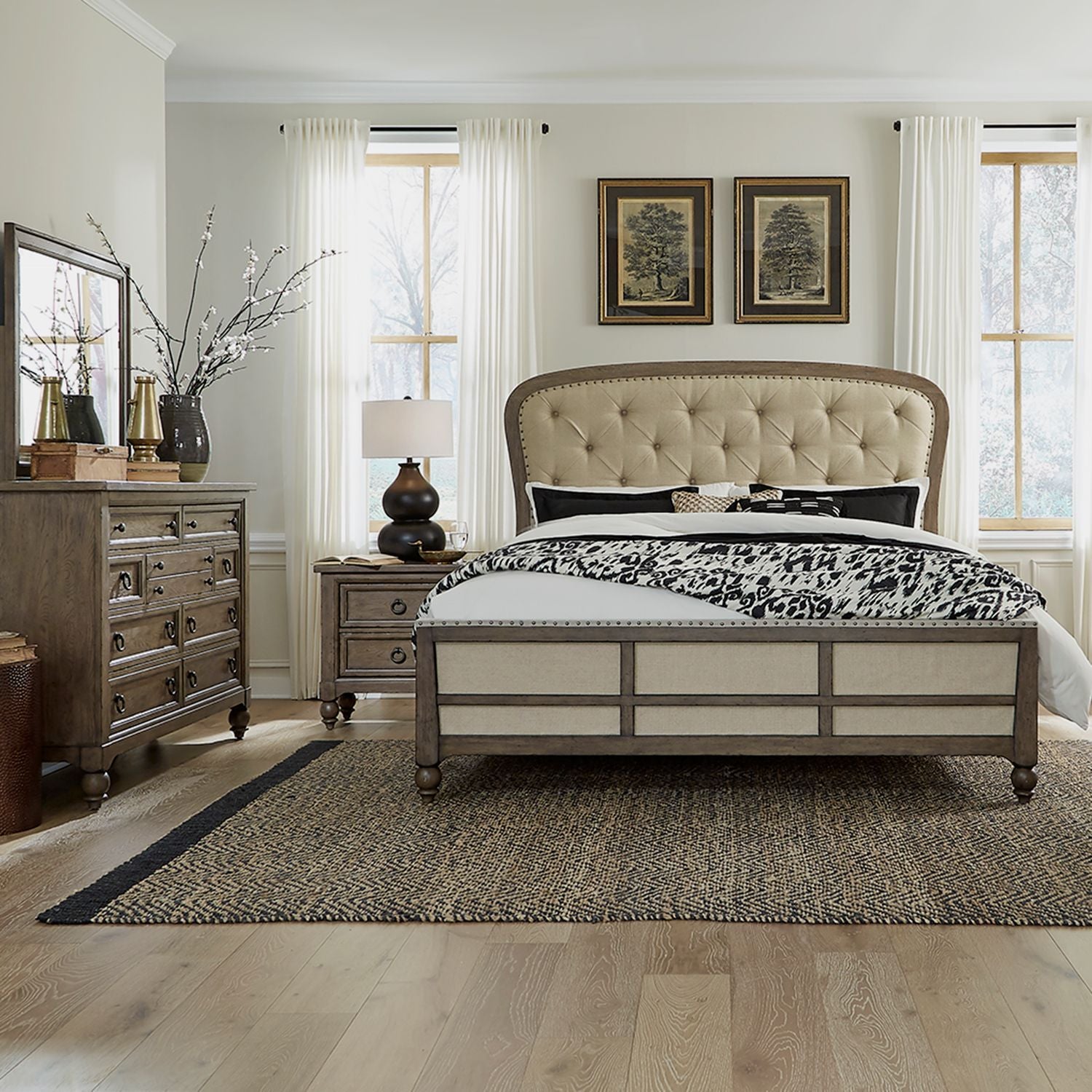 Americana Farmhouse Shelter Bedroom Set