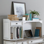 Magnolia Manor Hutch with Full Extension Drawer