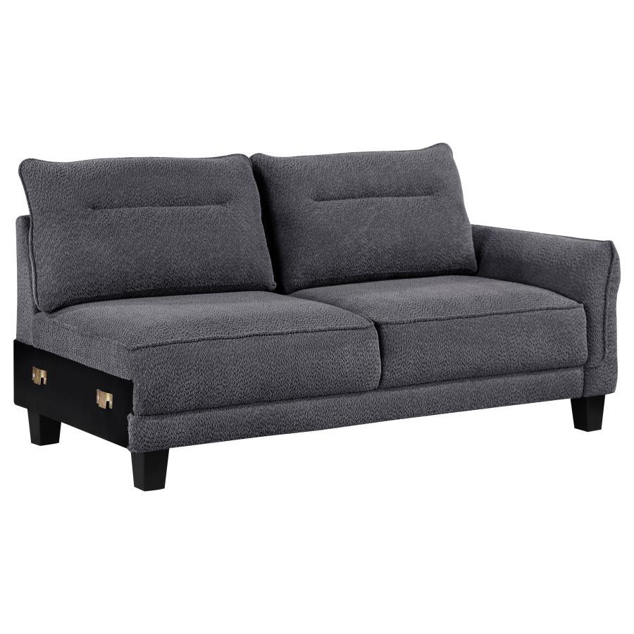 Caspian Upholstered Chaise Sectional Sofa