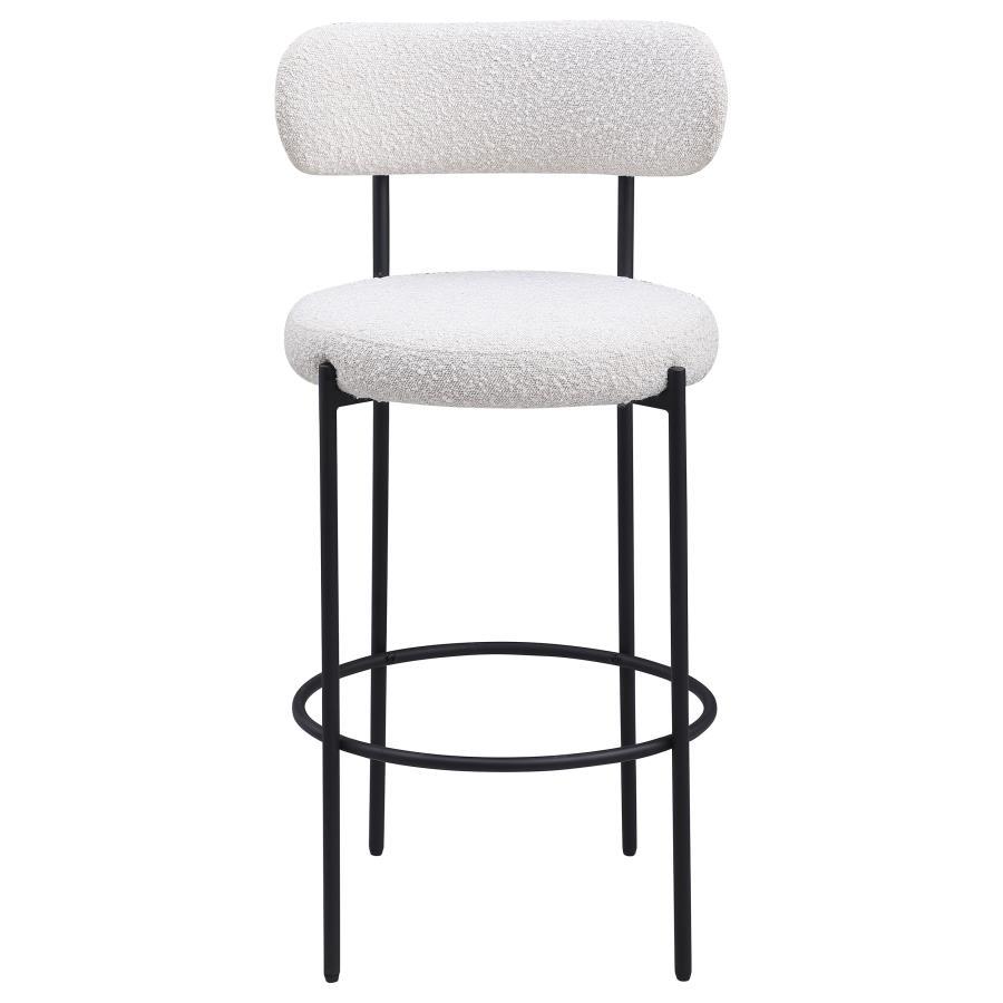 Viola Boucle Upholstered Bar Stool Set of 2