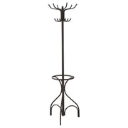 12 Hook Freestanding Metal Coat Rack Hat Hanger
