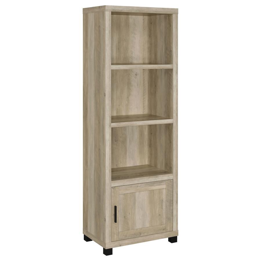 3-Shelf Media Tower in Dark or Distressed Pine