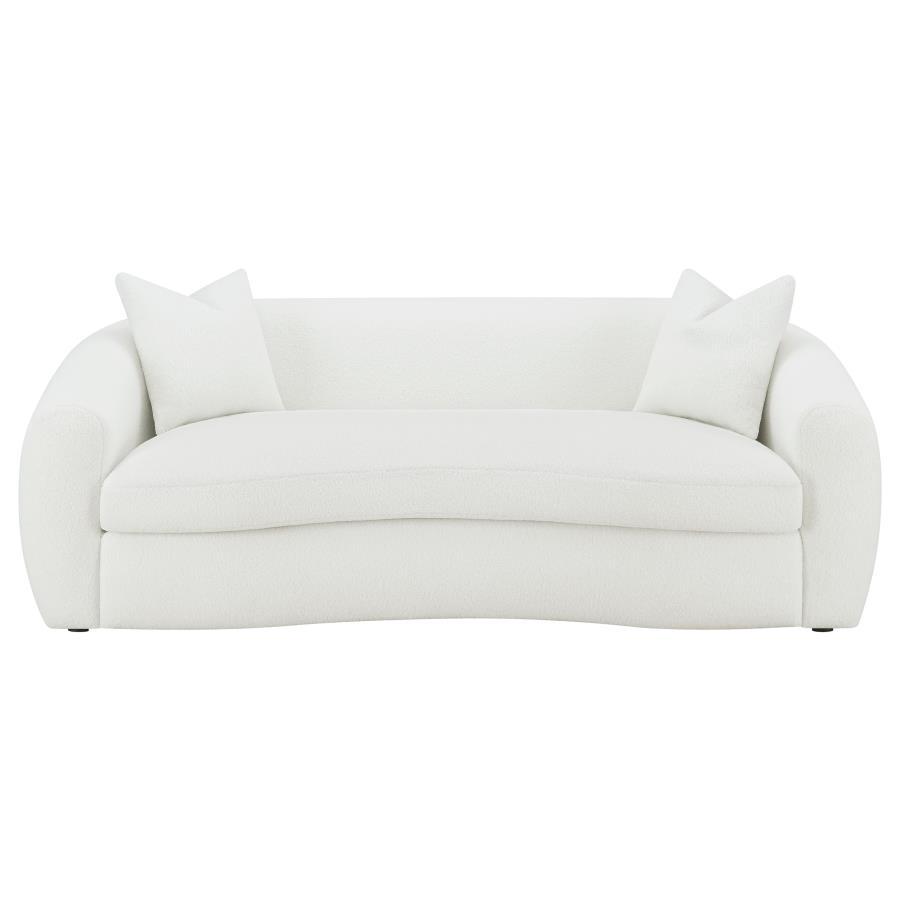 Isabella - Faux Sheepskin Upholstered Sofa Natural