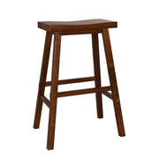 Creations II Sawhorse Barstool with Contoured Seat