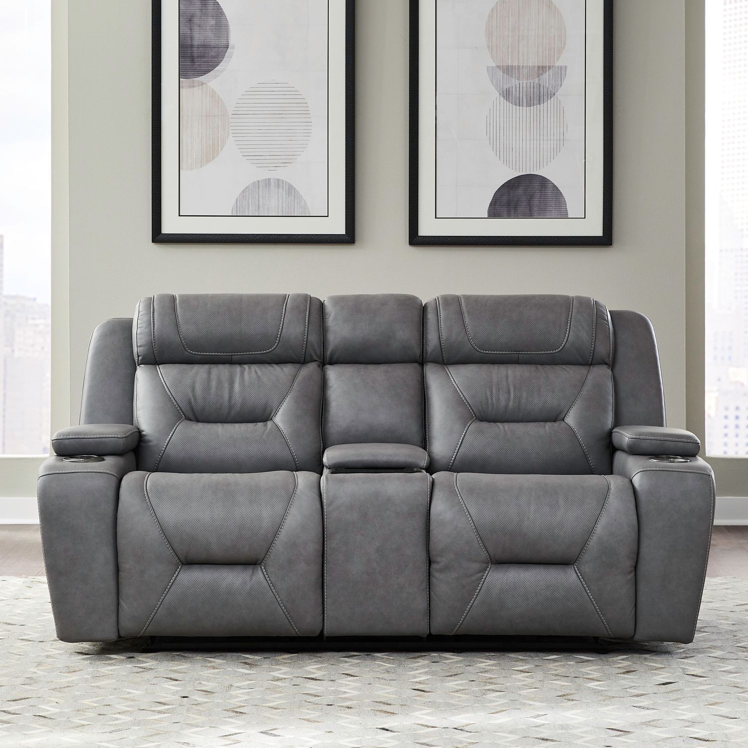 Chapman Loveseat with Console