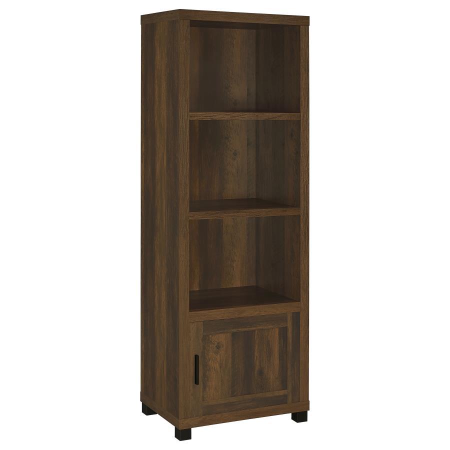 3-Shelf Media Tower in Dark or Distressed Pine
