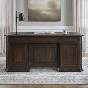 Provence Park Jr Executive Desk in Brown