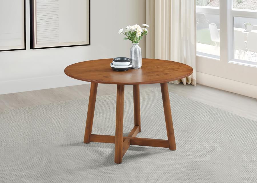 Dinah Round Solid Wood Dining Table
