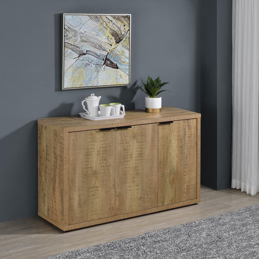 Pepita 3-Door Engineered Wood Accent Cabinet