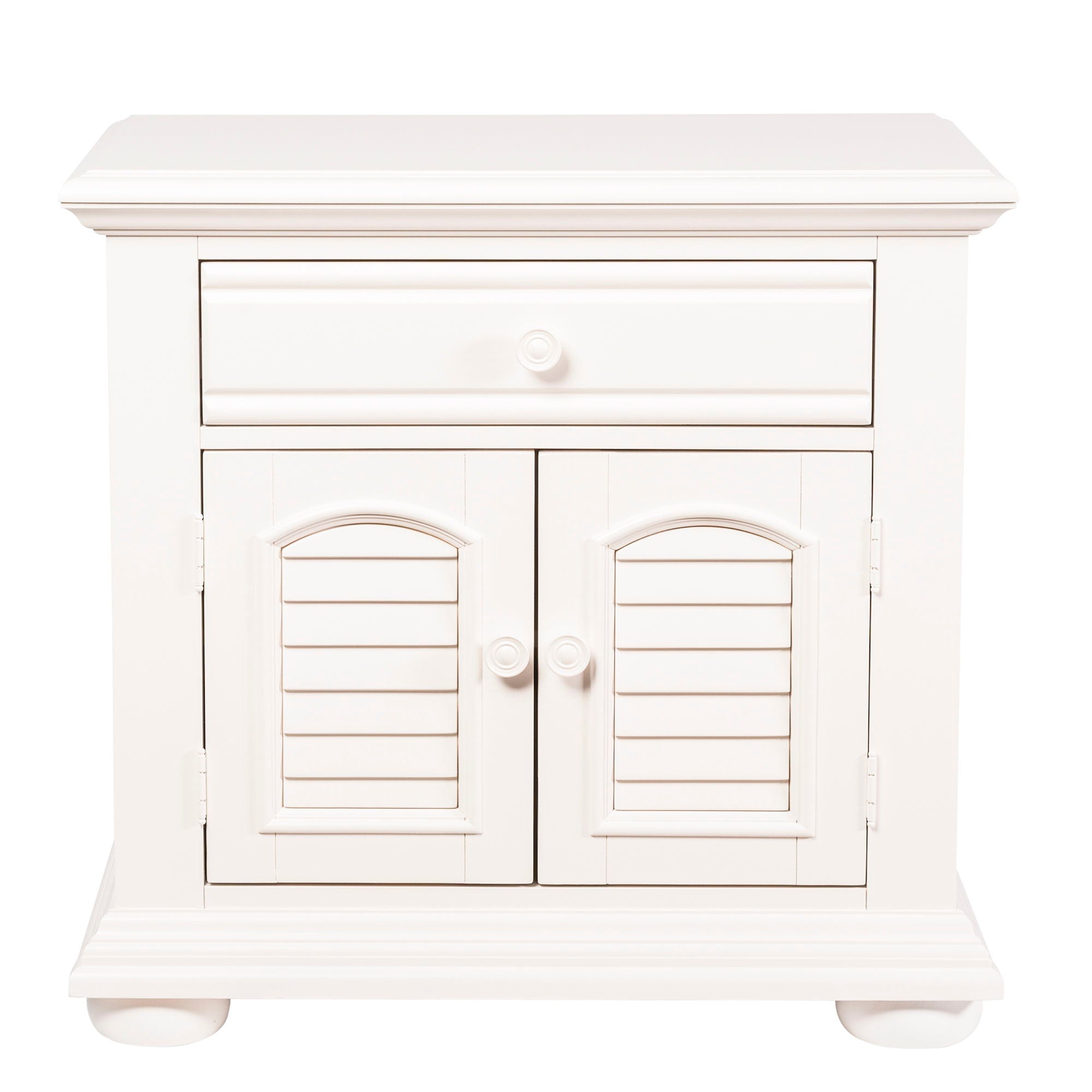 1 Drawer 2 Door - Summer House Nightstand White