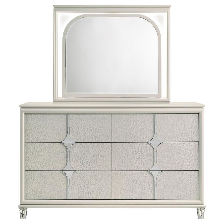 Olivia 6-Drawer Dresser Cabinet