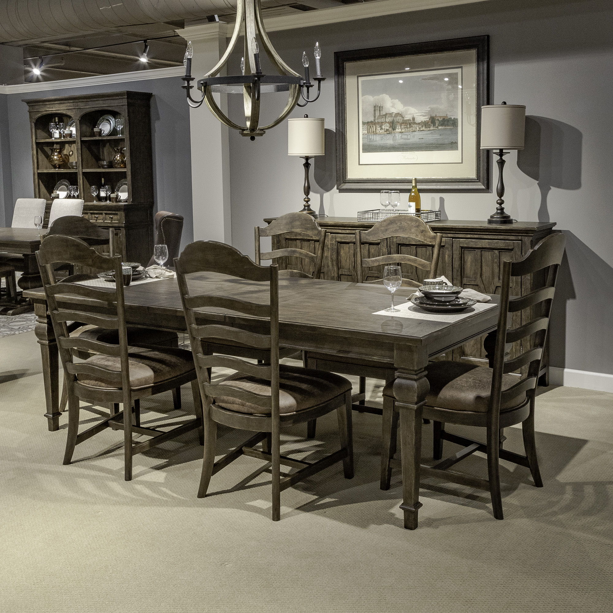 Paradise Valley Rectangular Dining Table Set