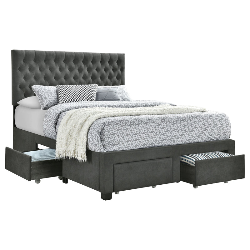 Soledad Panel Platform Storage Bed