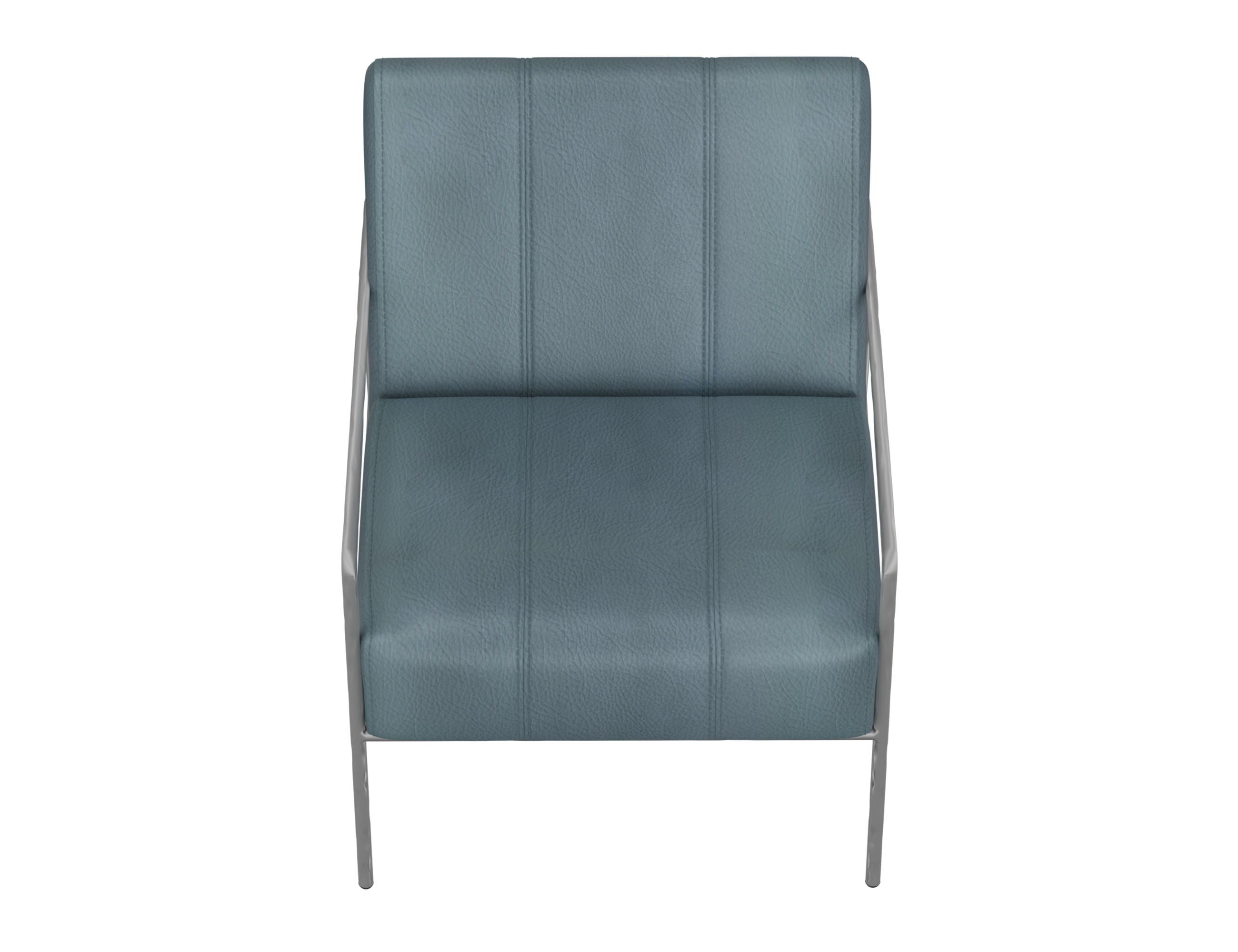 Aragon Armchair – Blue Upholstered Accent Chair