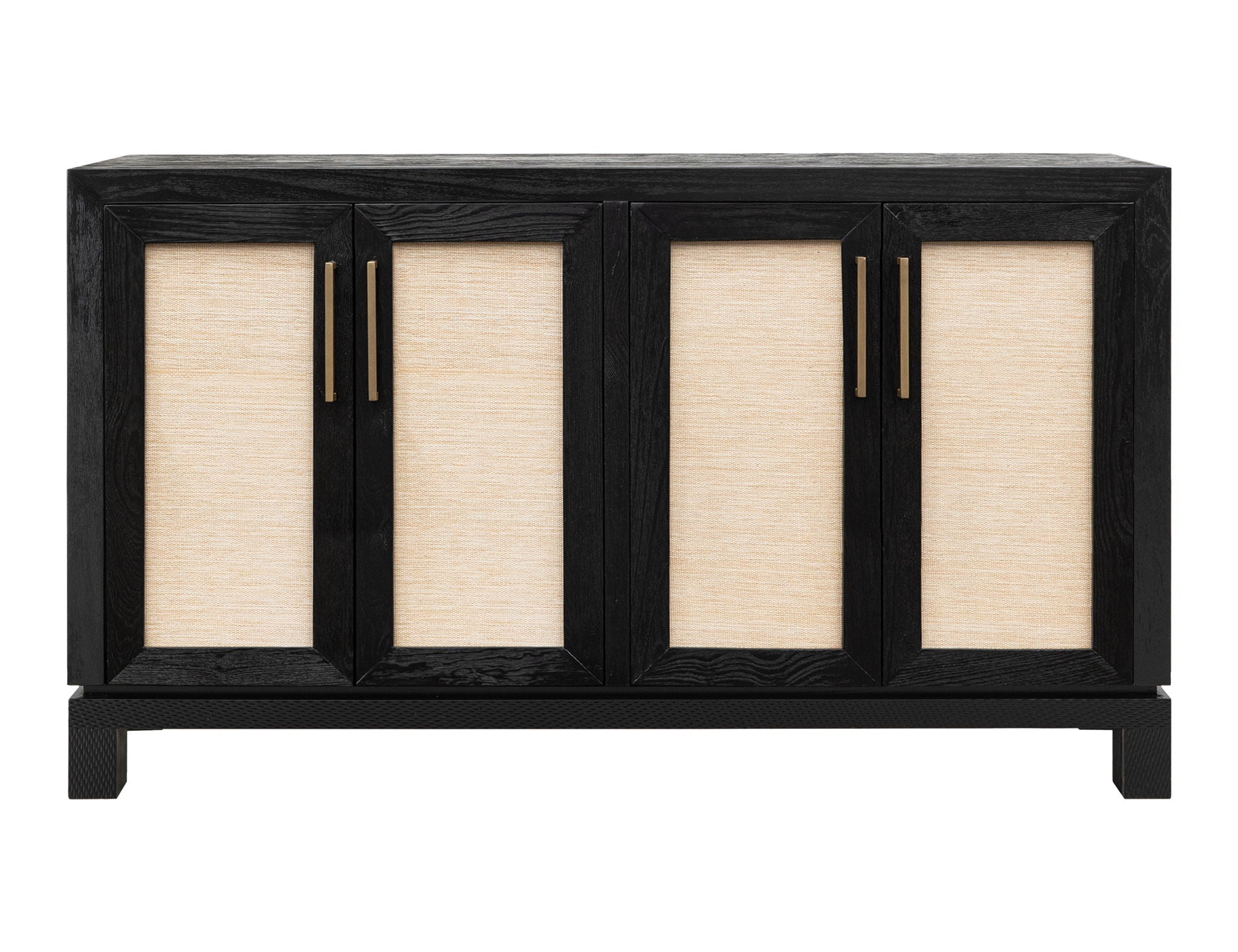 Solara 4-Door Console with Woven Yucca Fiber Panels