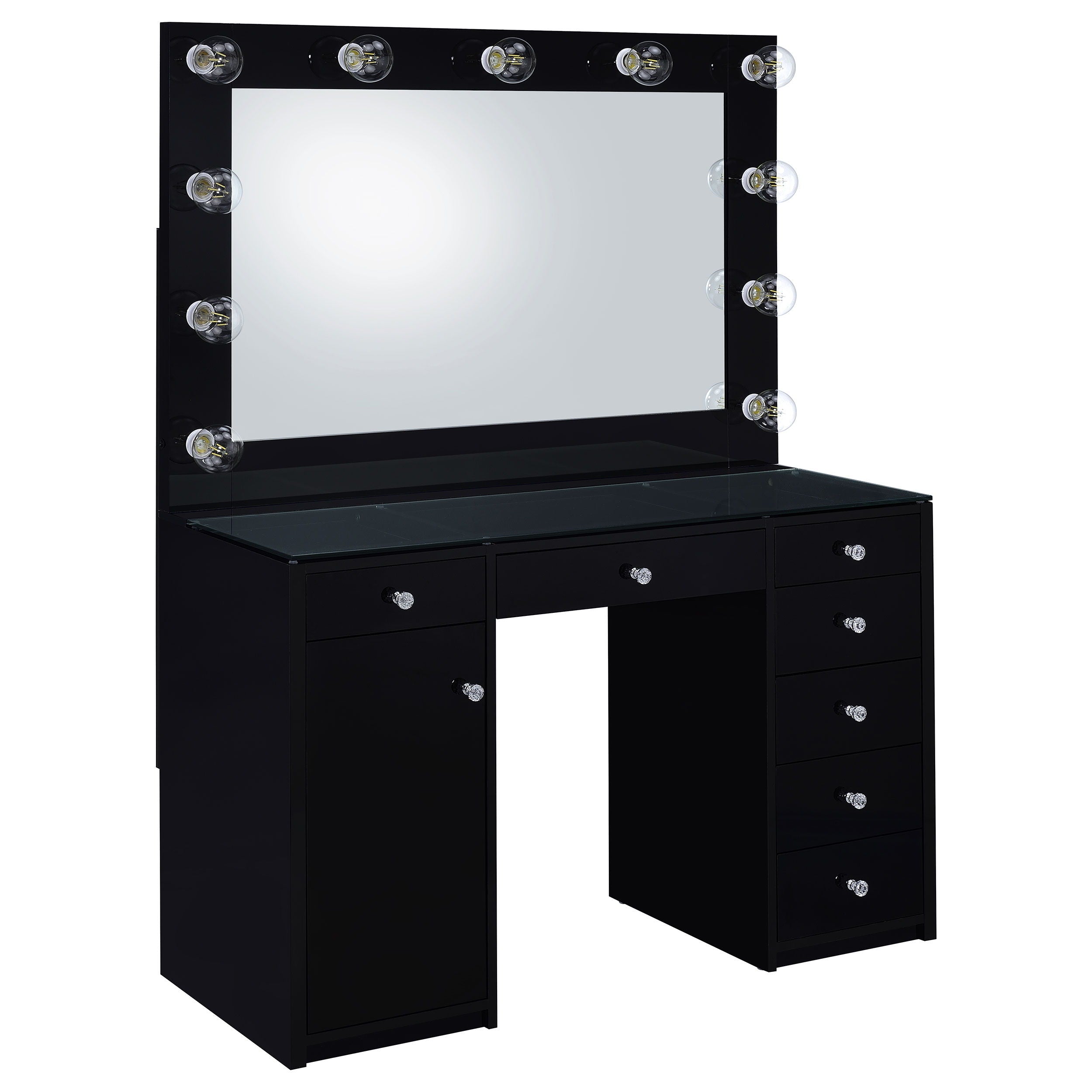 Acena - 7-Drawer Vanity Set with Lighting