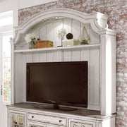 Magnolia Manor Arched Entertainment Hutch