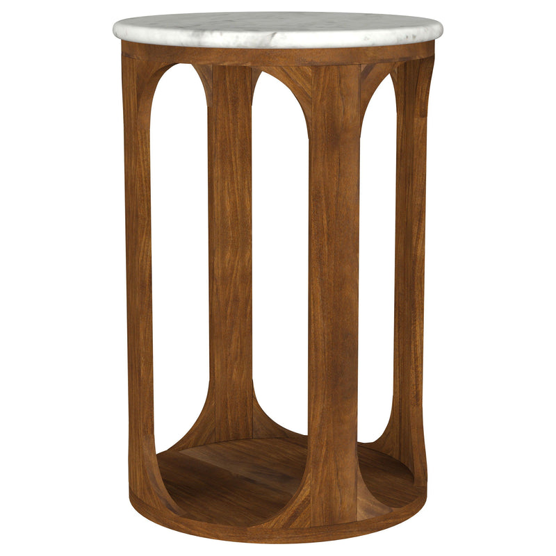 Berkeley - Round Marble Top Side Table