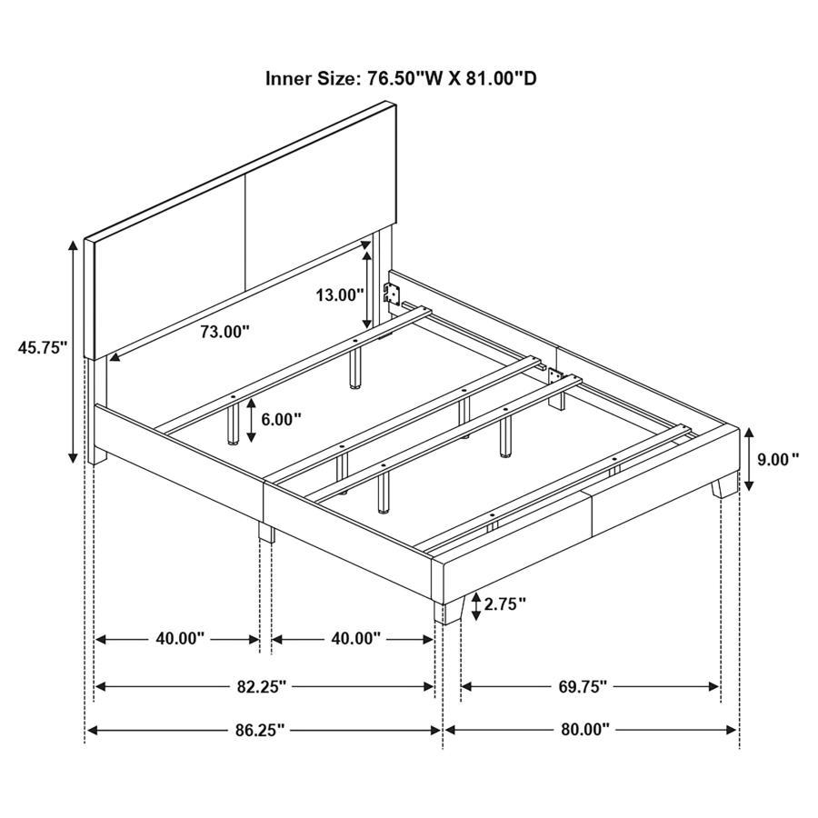 Dorian Upholstered Panel Bed