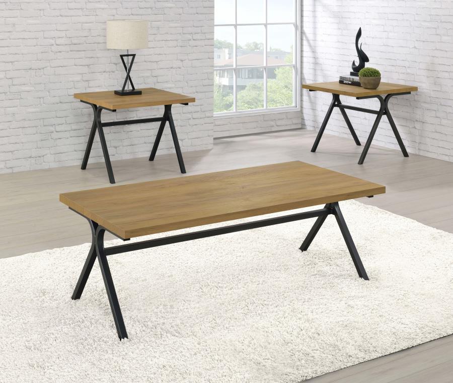 Colmar - 3 Piece Engineered Wood Coffee Table Set