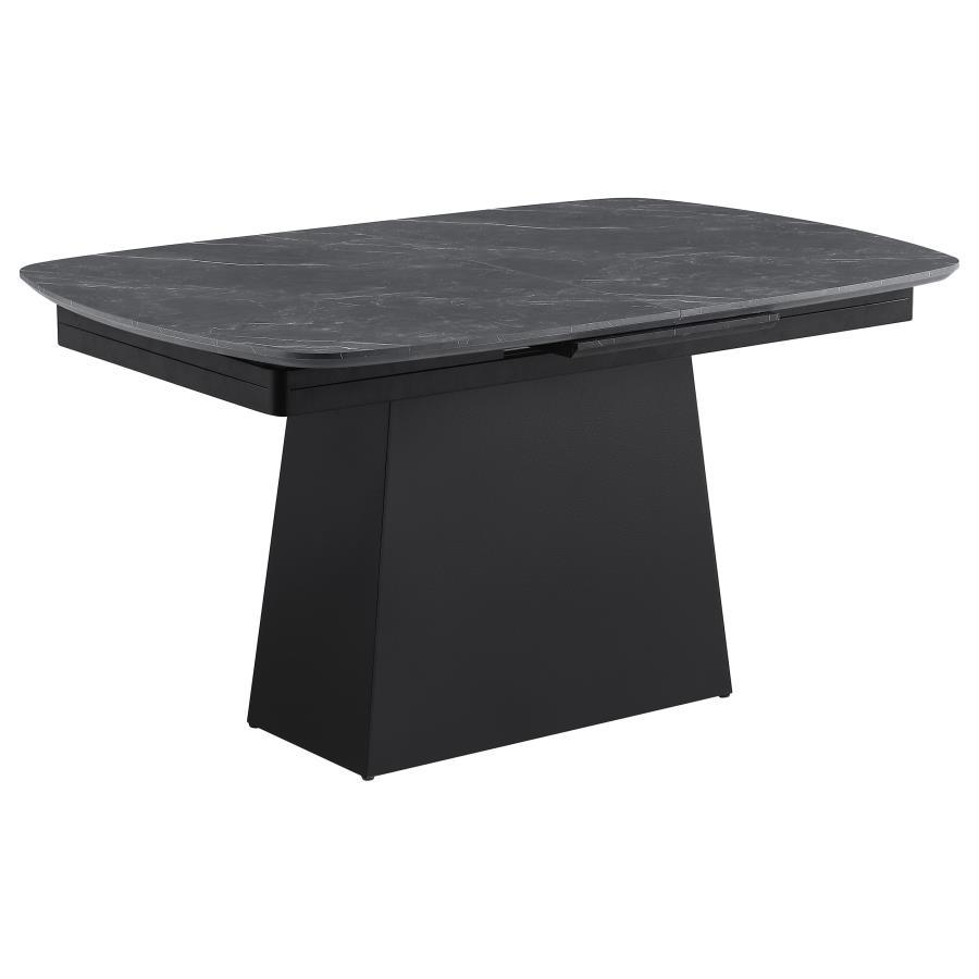 Potero Faux Marble Extension Leaf Dining Table
