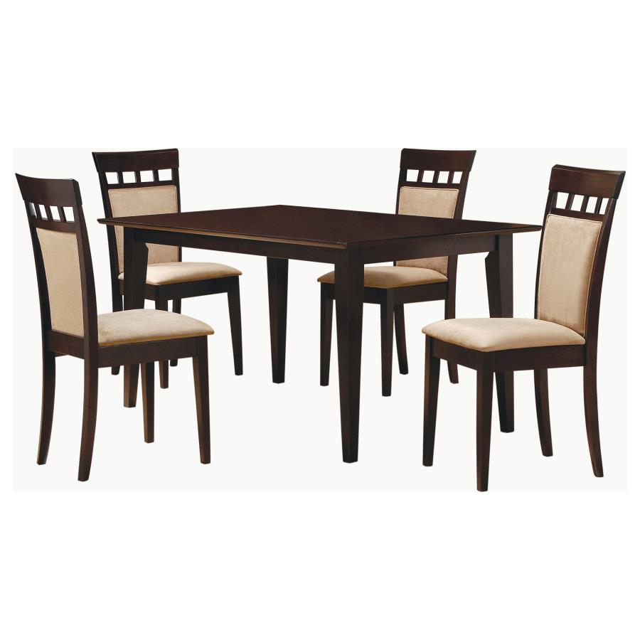 Gabriel 5-Piece 59" Rectangular Dining Set with Cushion