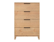 Santa Rosa Hazelnut 4-Drawer Chest
