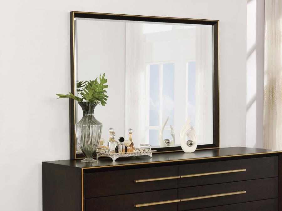 Durango Dresser Mirror in Smoked Peppercorn