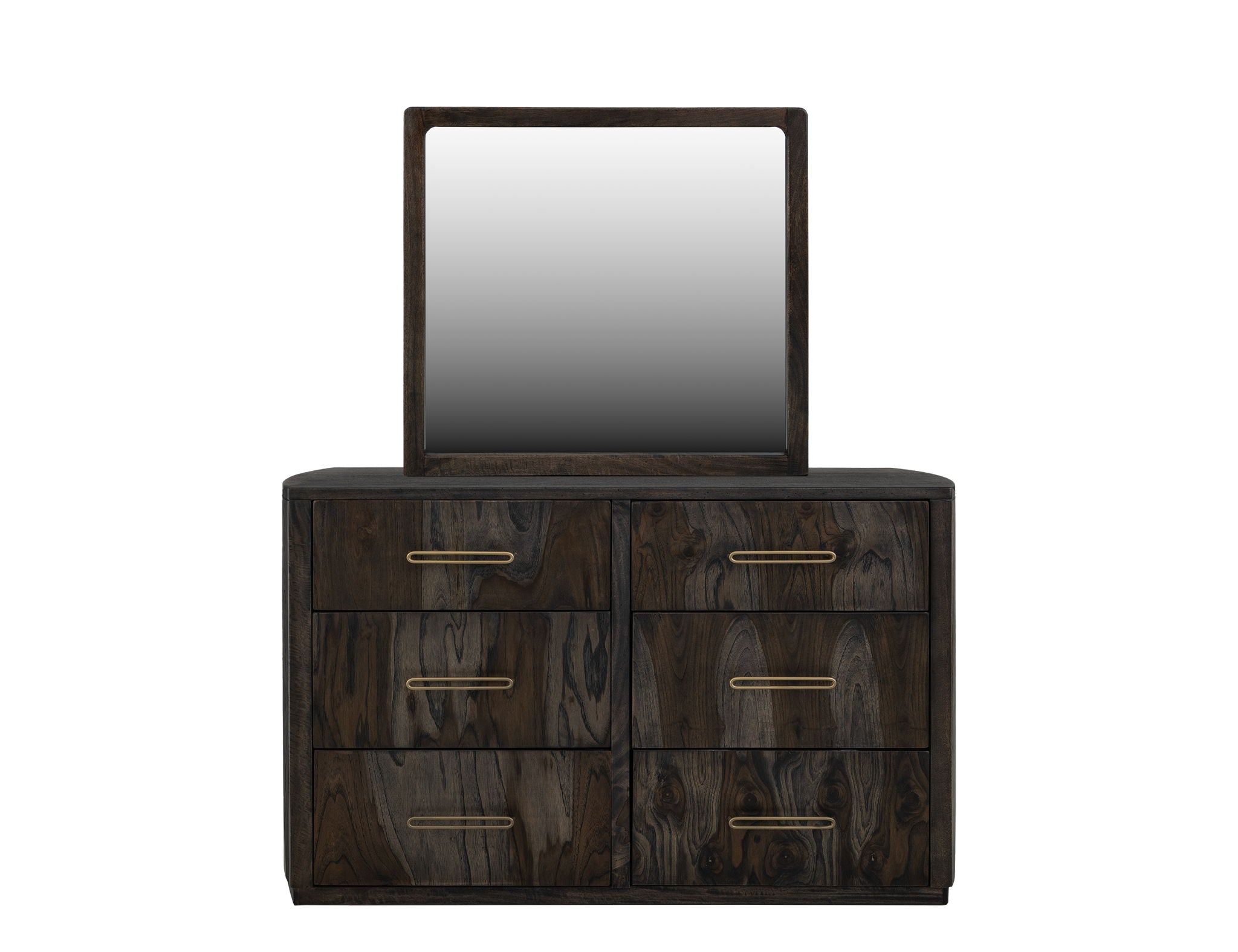 Balam 6 Dresser – Oil Black Mango & Teak Wood
