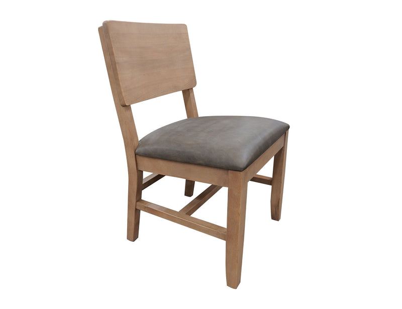 Natural Parota Dining Chair Set of 2
