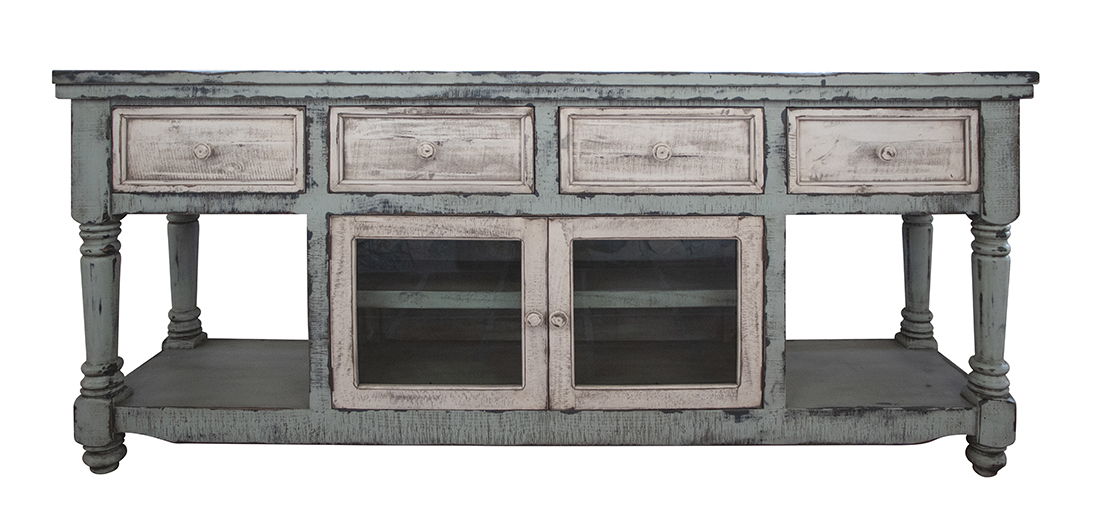 Aruba - TV Stand - Solid Mango