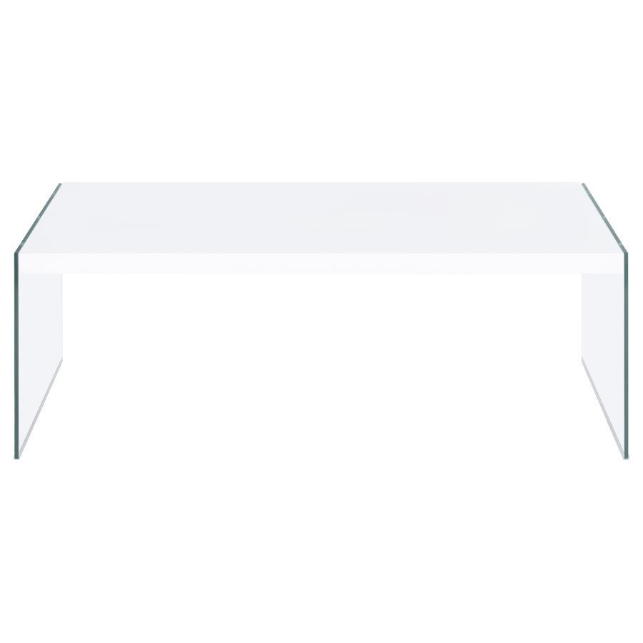 Opal Glass Frame Coffee Table & Side Table