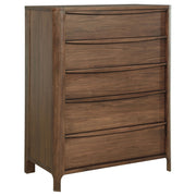 Maderia 5-Drawer Chest Of Drawers in Walnut