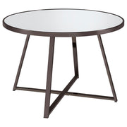 Jillian Round Mirror Top Dining Table