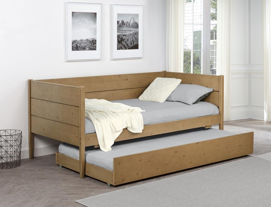 Calinda Wood Twin Daybed with Trundle