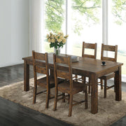 Golden Brown 5, 7, or 9 Piece Dining Room Set
