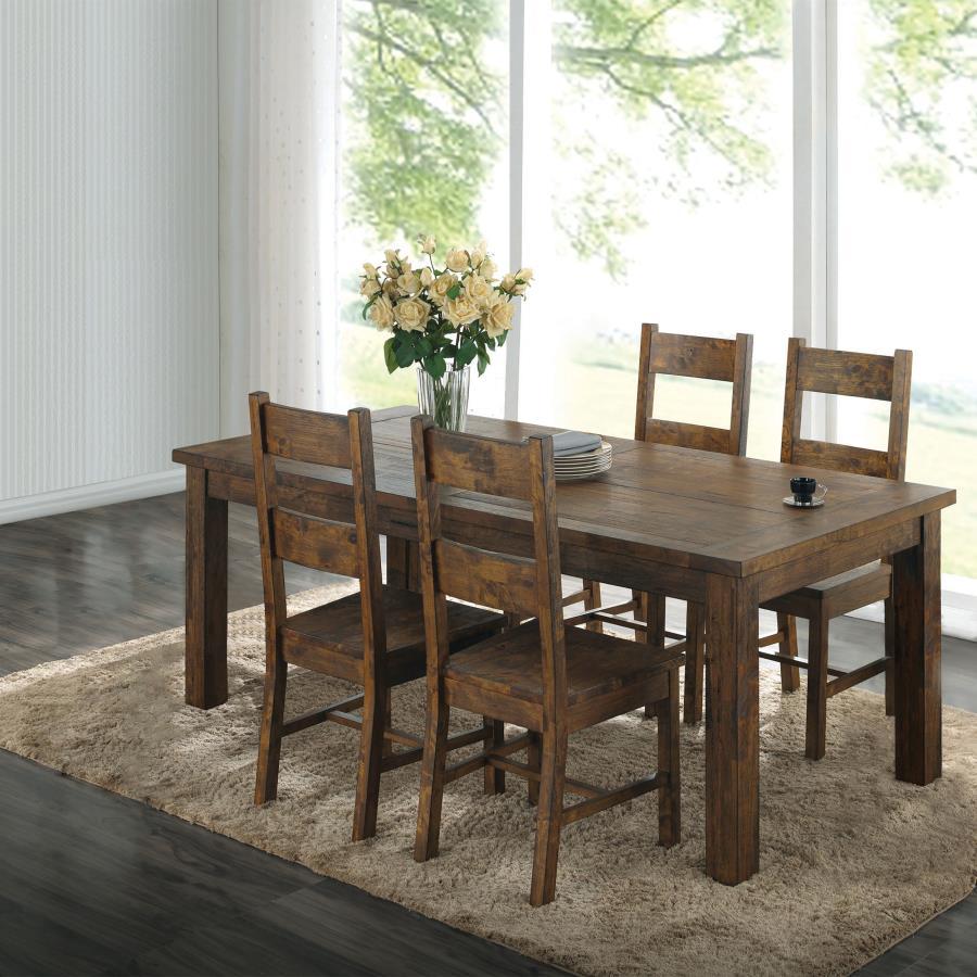Golden Brown 5, 7, or 9 Piece Dining Room Set