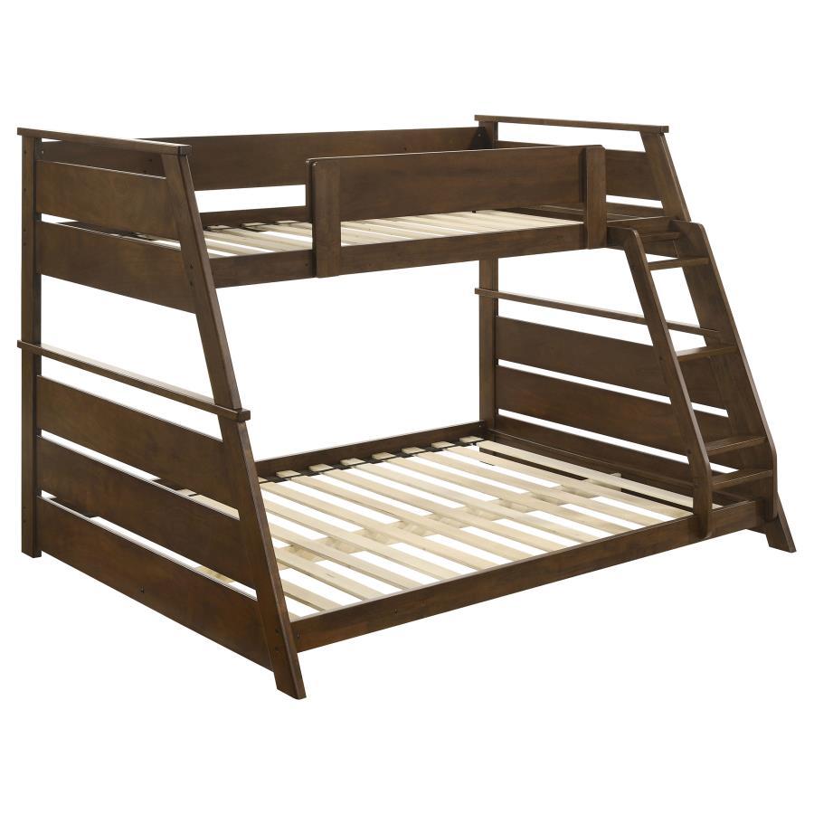 Holden Twin over Full Wood Veneer Bunk Bed