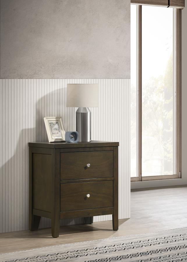 2-Drawer Nightstand Bedside Table
