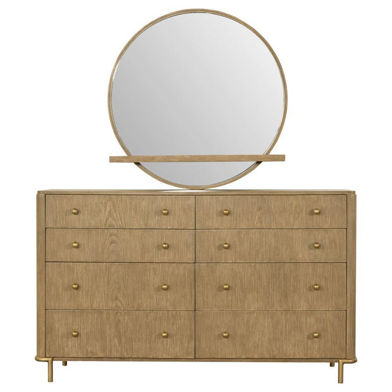 Arini 8-Drawer Bedroom Dresser with Mirror