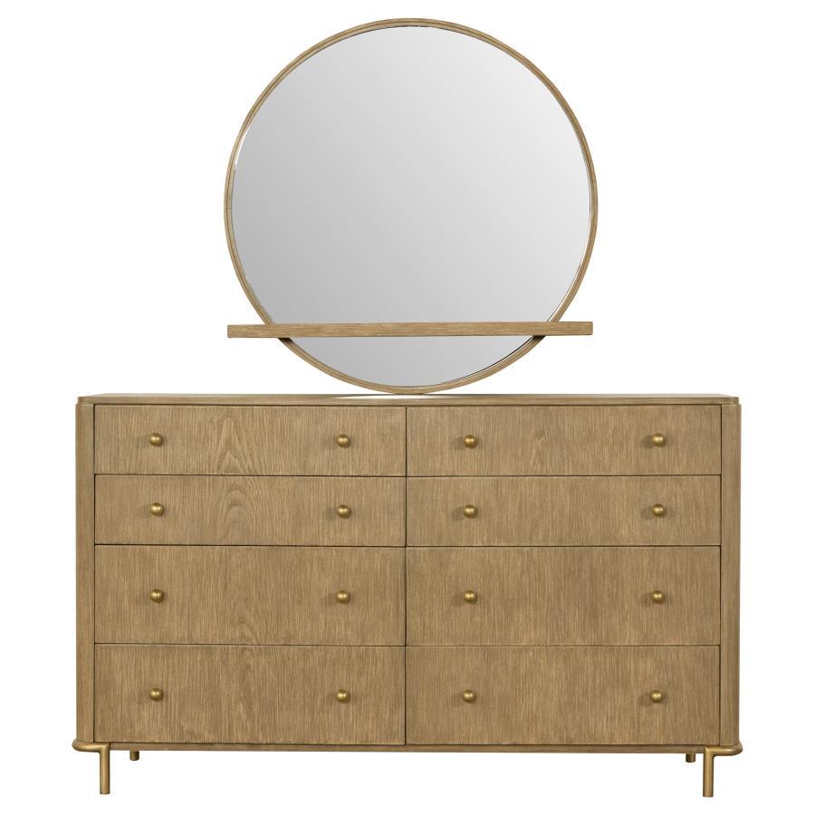 Arini 8-Drawer Bedroom Dresser with Mirror