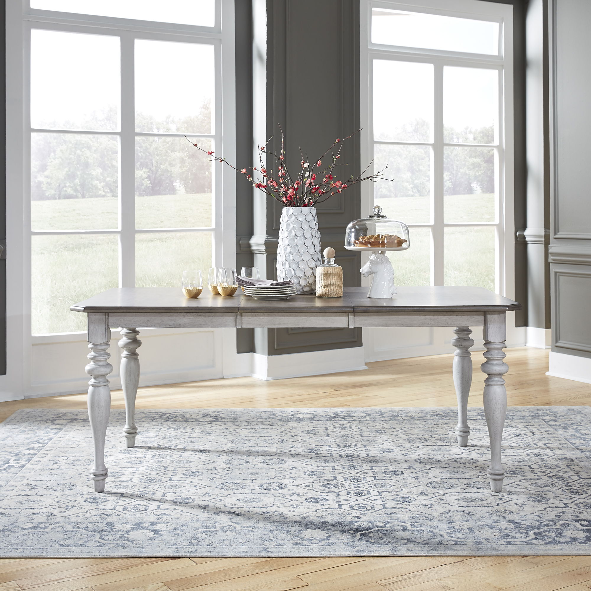 Ocean Isle Rectangular Leg Dining Table