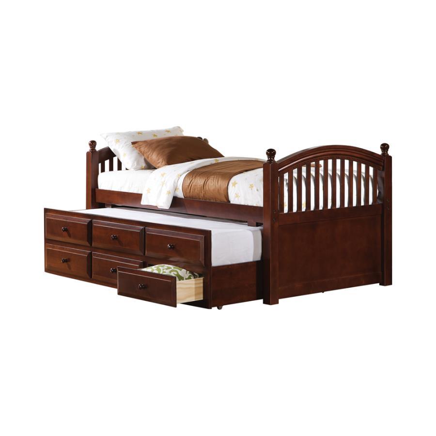 Norwood 3-Drawer Twin Bed with Captain’s Trundle