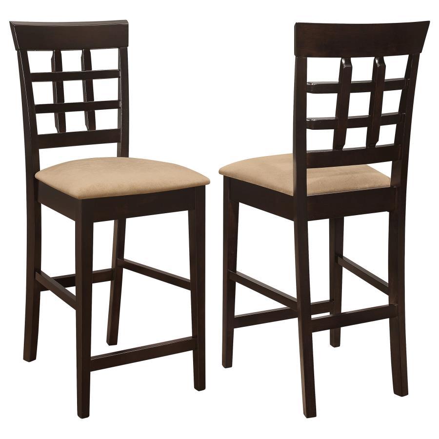 Gabriel Lattice Back Counter Chairs (Set of 2)