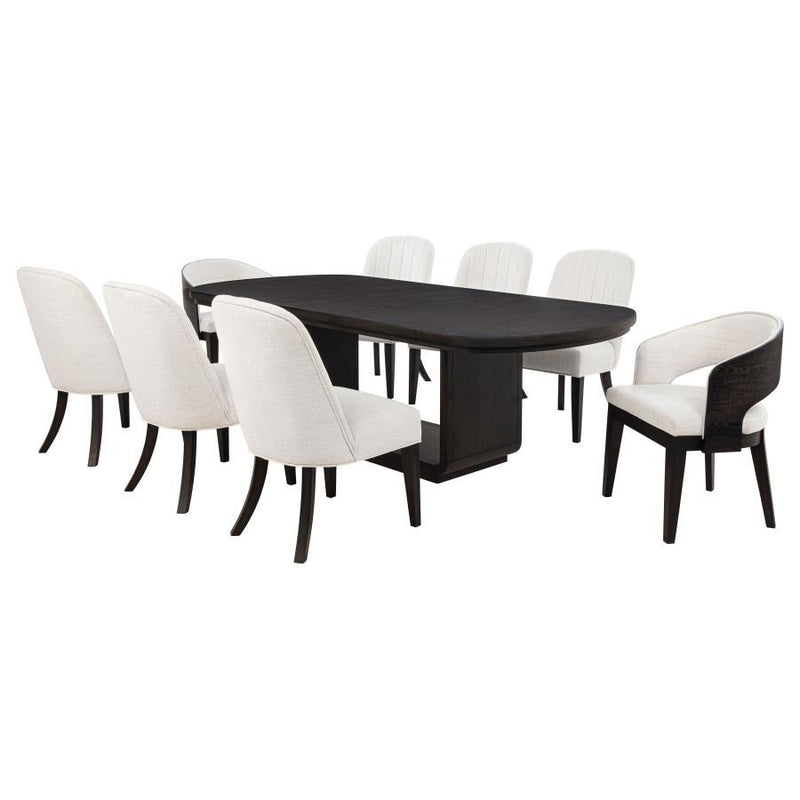 Leandro 9 Piece Rectangular Dining Set