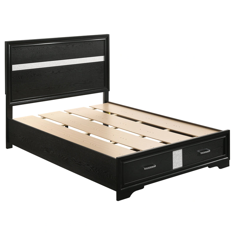 Miranda Panel Platform Storage Bed
