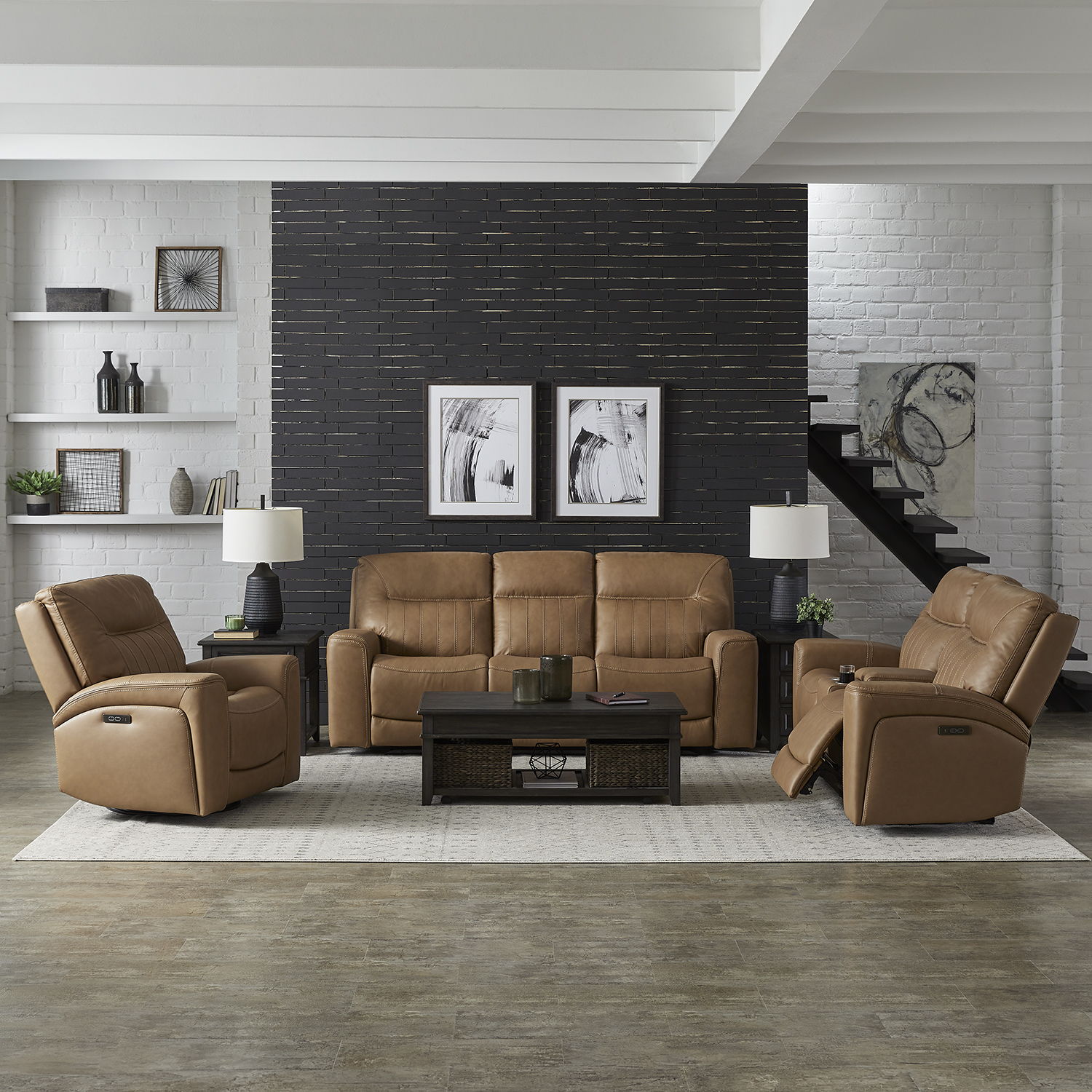 Bennett Reclining Sofa Set