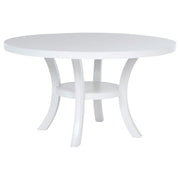 Judd Round Dining Table with Shelf