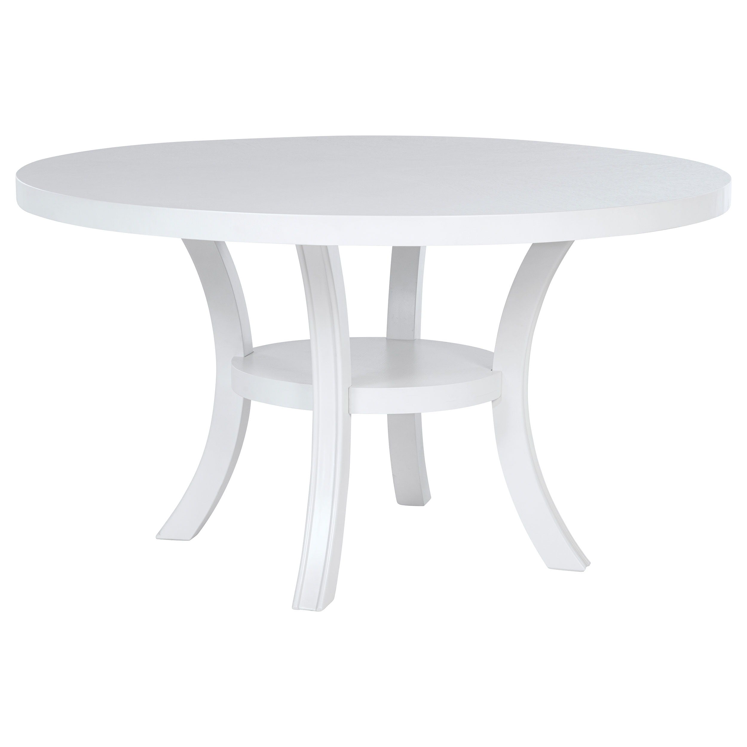Judd Round Dining Table with Shelf